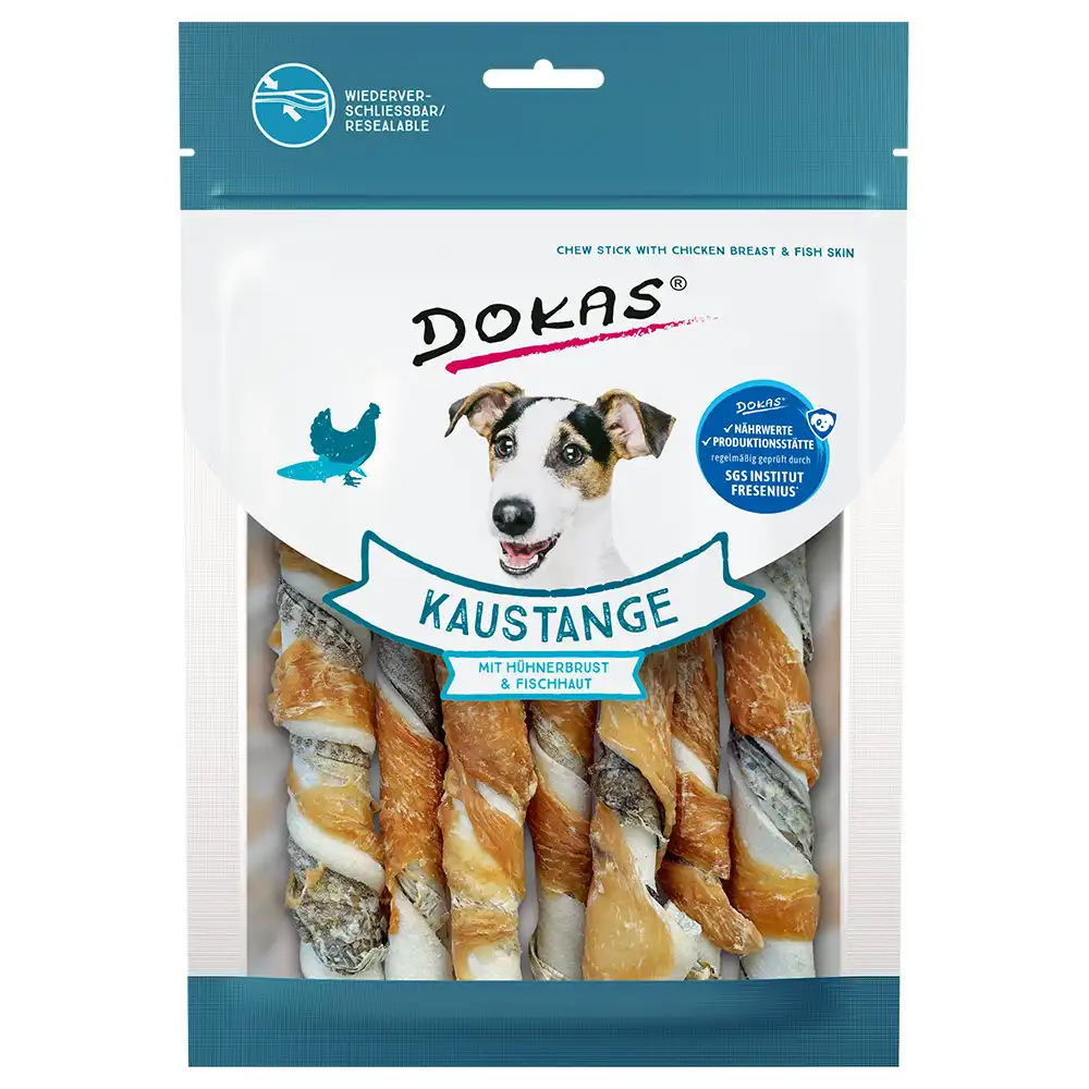 Dokas rollitos con pechuga de pollo y piel de pescado  - 170 g