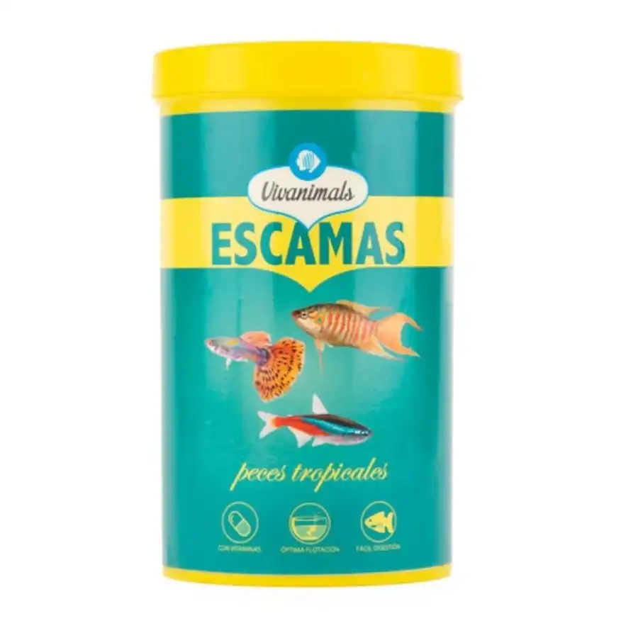 Vivanimals Escamas para peces tropicales