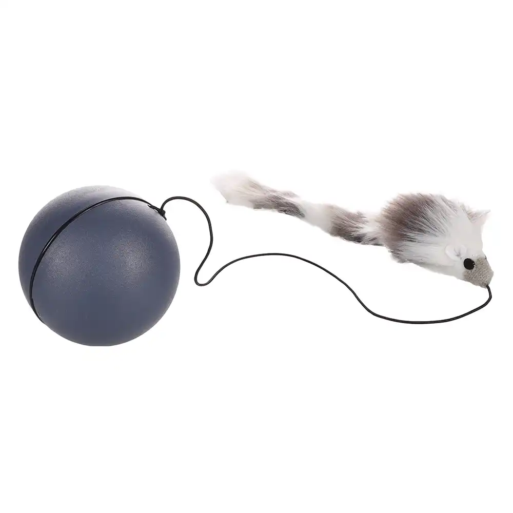 Pelota con ratón Flamingo juguete para gatos - 1 unidad