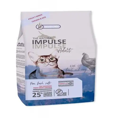 Pienso Natural Impulse Adult para gatos sabor Pollo