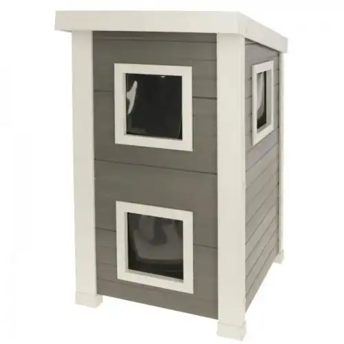 Kerbl Eco Emilia Gris Casa para gatos