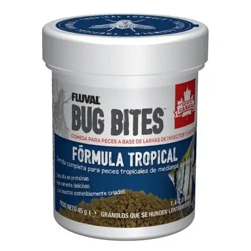 Alimento Fluval Bug Bites en gránulos para peces