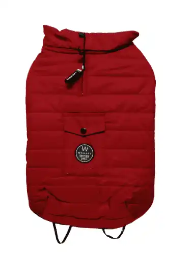 Abrigo Impermeable Wouapy Doudoune Rojo 30cm