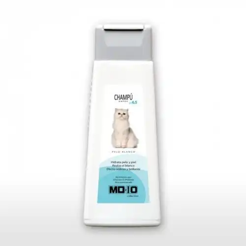 Champú Pelo Blanco para gatos olor Neutro