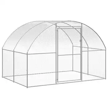 Gallinero De Exterior De Acero Galvanizado 3x2x2 M Vidaxl