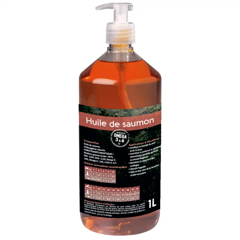 Aceite de salmón Nutrivet ¡con descuento! - 1 L