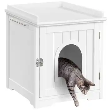 Arenero Para Gatos Medianos Casa Para Gato Caja De Arena Gatos