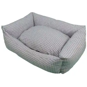 Cama Cuna Cuadrada Vichy T2 55x45 Gris