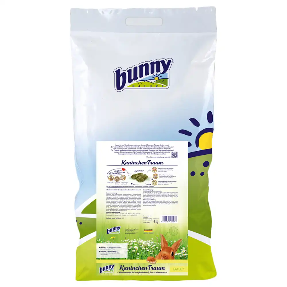 Comida Kaninchen Traum BASIC para conejos enanos - 4 kg