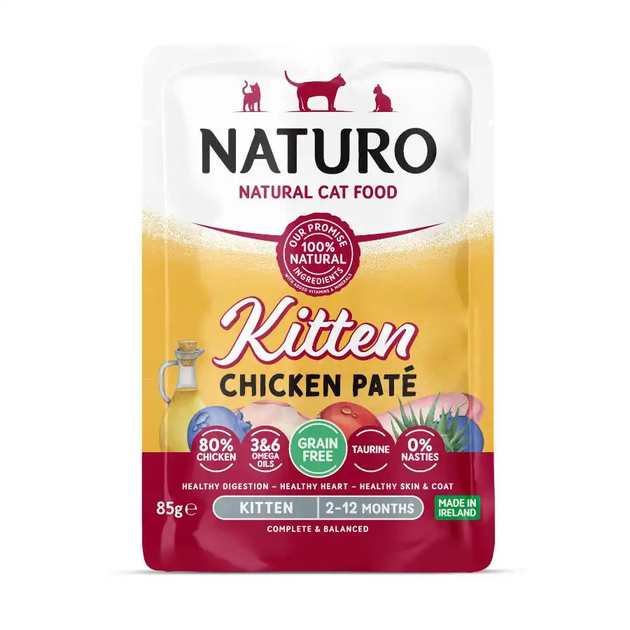 NATURO GATO PATE KITTEN POLLO 85G