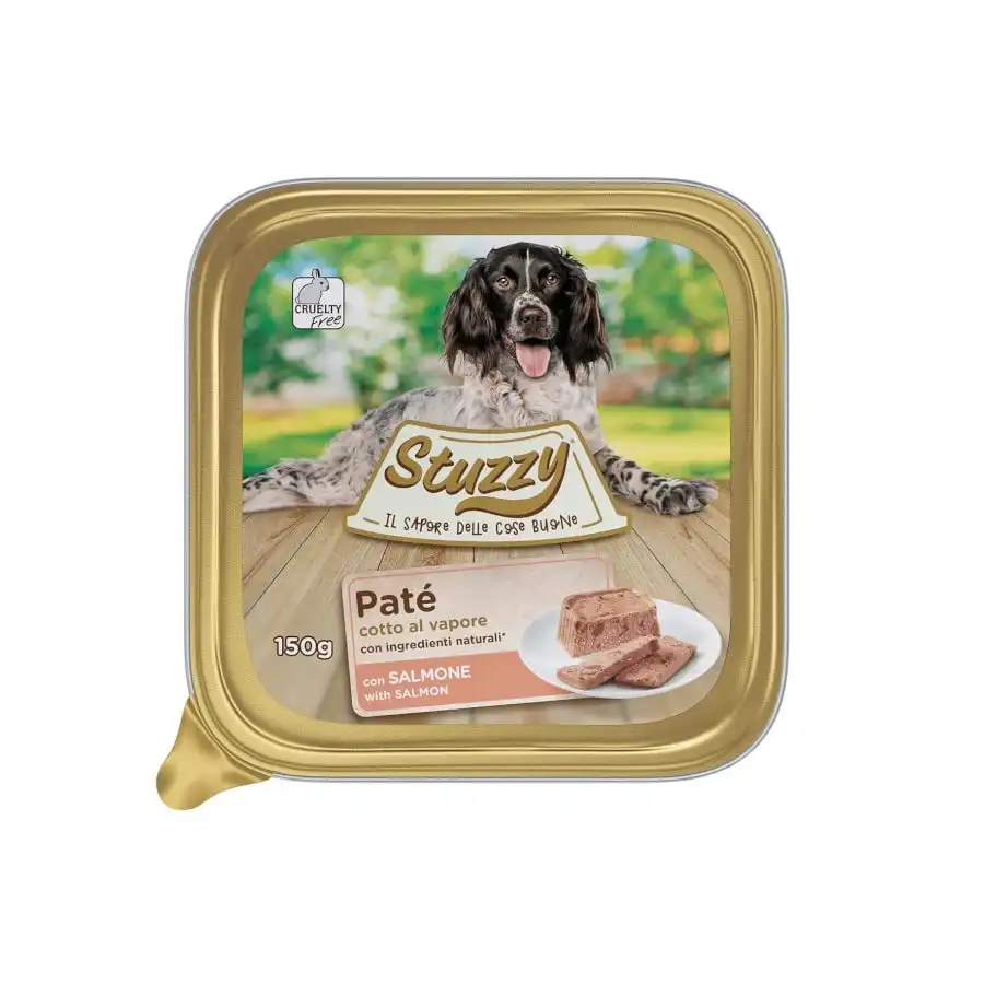 Stuzzy salmón tarrina para perros