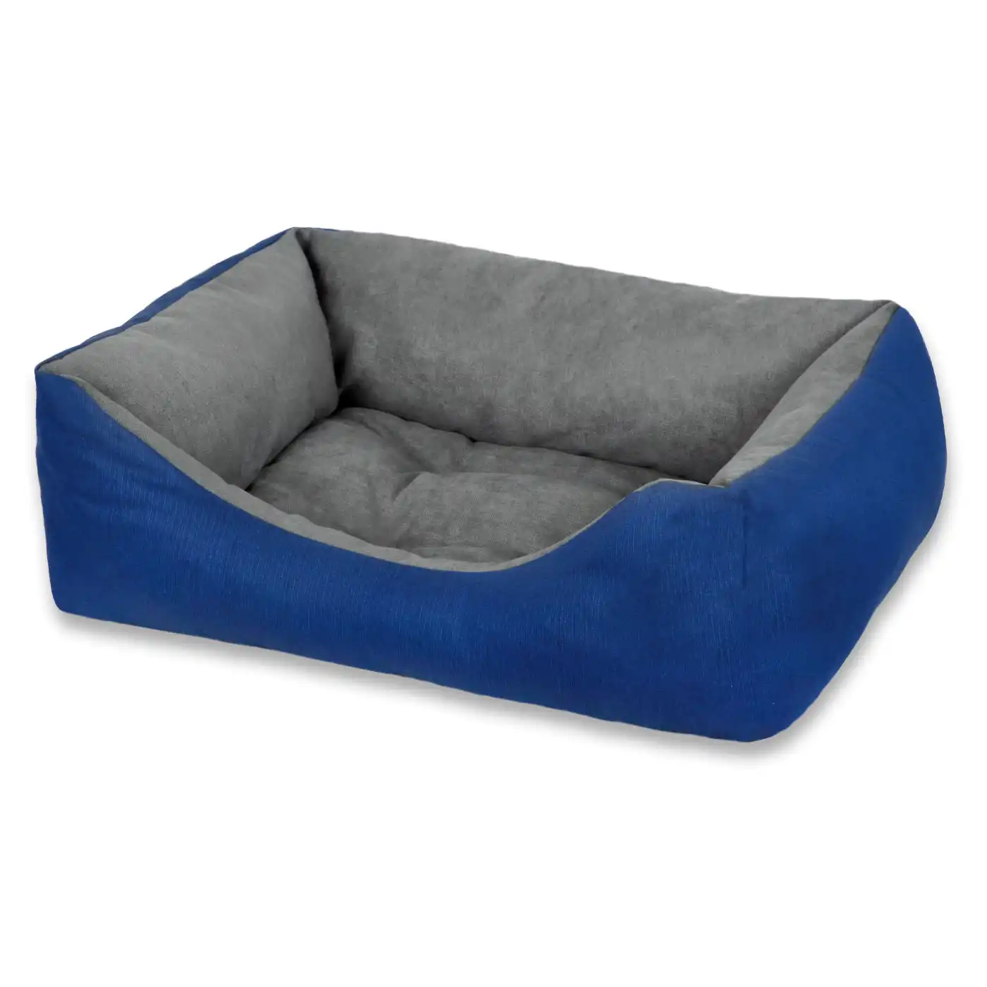 HOME MERCURY-Cesta,Cama Comoda para Perros,Gatos y Mascotas, con Relleno de Fibras,Resistente al Desgaste y Duradero (Pequeño, Azul)