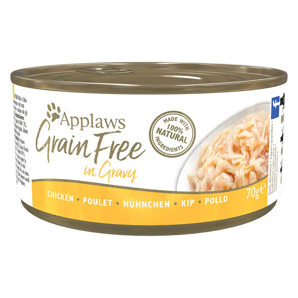 Applaws Grainfree en salsa 6 x 70 g  - Pollo