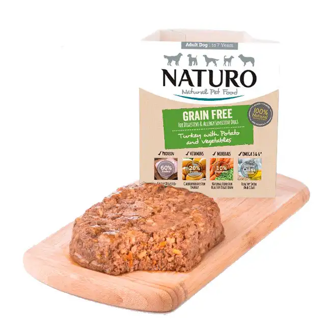 NATURO DOG ADULT GF PAVO&PATATA 400G (7)