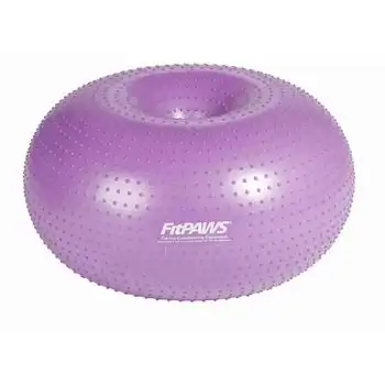 Pelota De Equilibrio Para Mascotas Trax Donut Morado 55 Cm Fitpaws