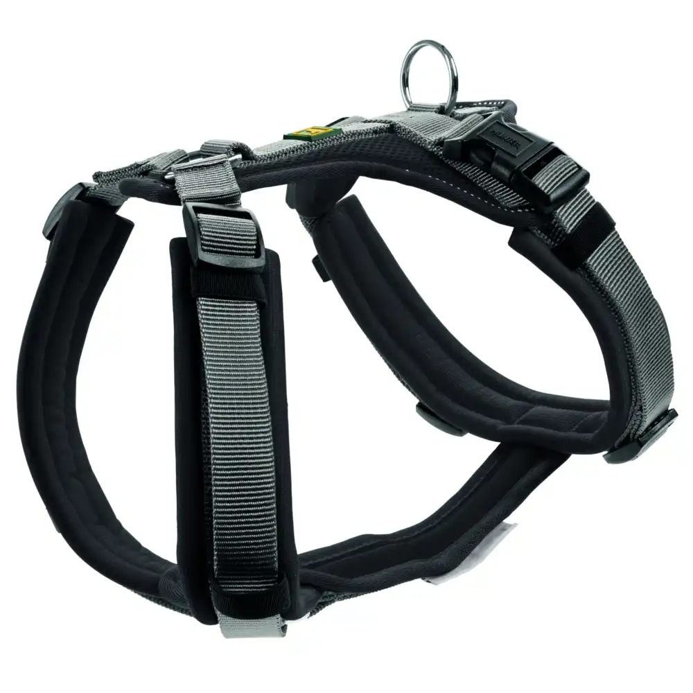 Arnés HUNTER Maldon negro para perros - 47 - 69 cm de perímetro de pecho, 2,0 cm de ancho