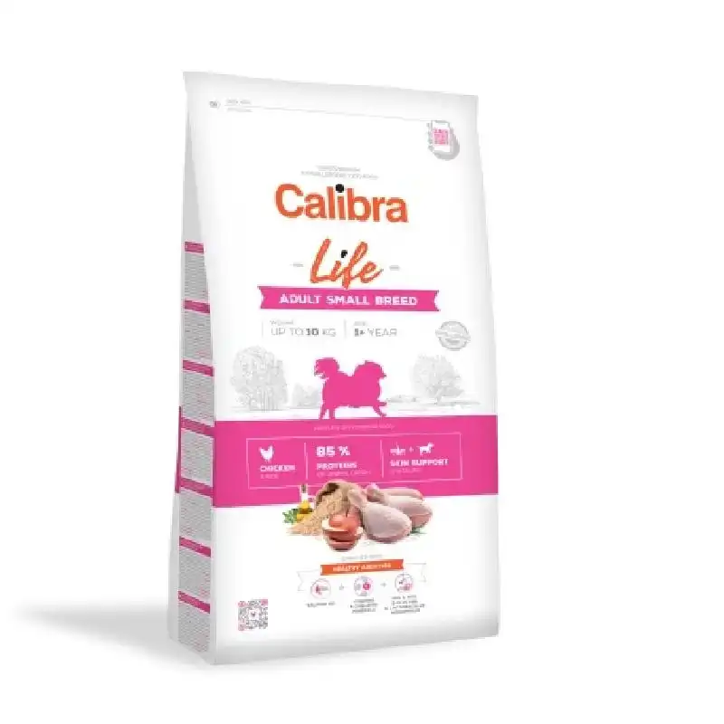 Calibra dog life adult small breed pollo pienso para perros, Peso 6 Kg