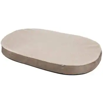 Colchón Viscoelástico Para Perro Ovalado 72x52 Beige/gris 80332 Kerbl