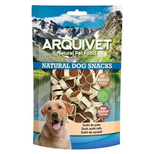 Arquivet Snack Natural para Perros de Sushi de Pato 110 GR