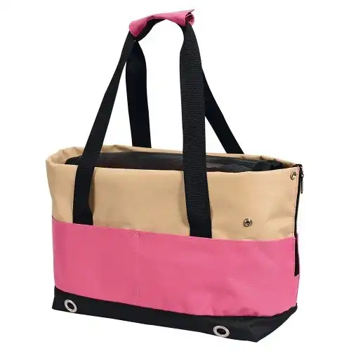 Arquivet Bolso de Viaje para Perros y Gatos Rosa