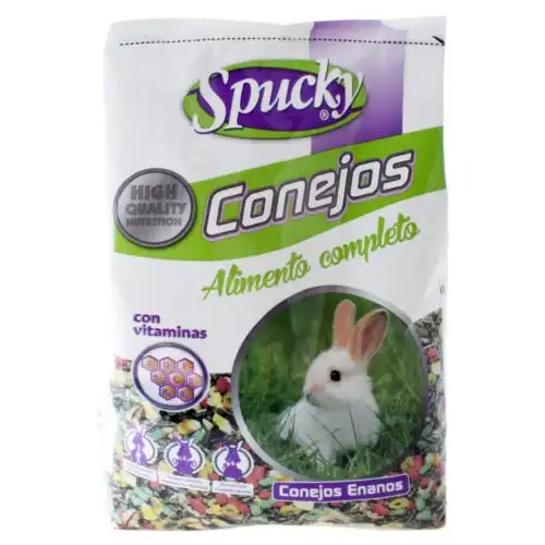 Spucky pienso para conejos enanos