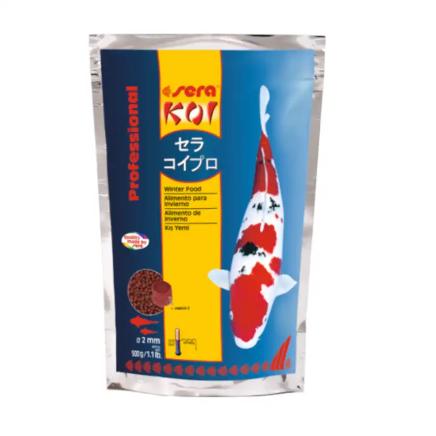 Sera Koi Professional Invierno Comida de vacaciones para peces carpa