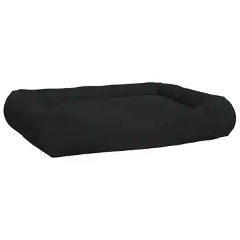 Cojín Para Perros Con Almohadas Tela Oxford Negro 89x75x19 Cm Vidaxl