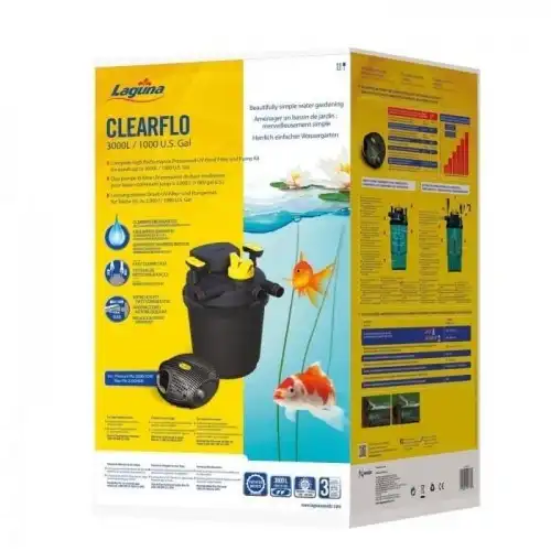 Laguna Clear-Flo 3000 Kit de Filtración para acuarios