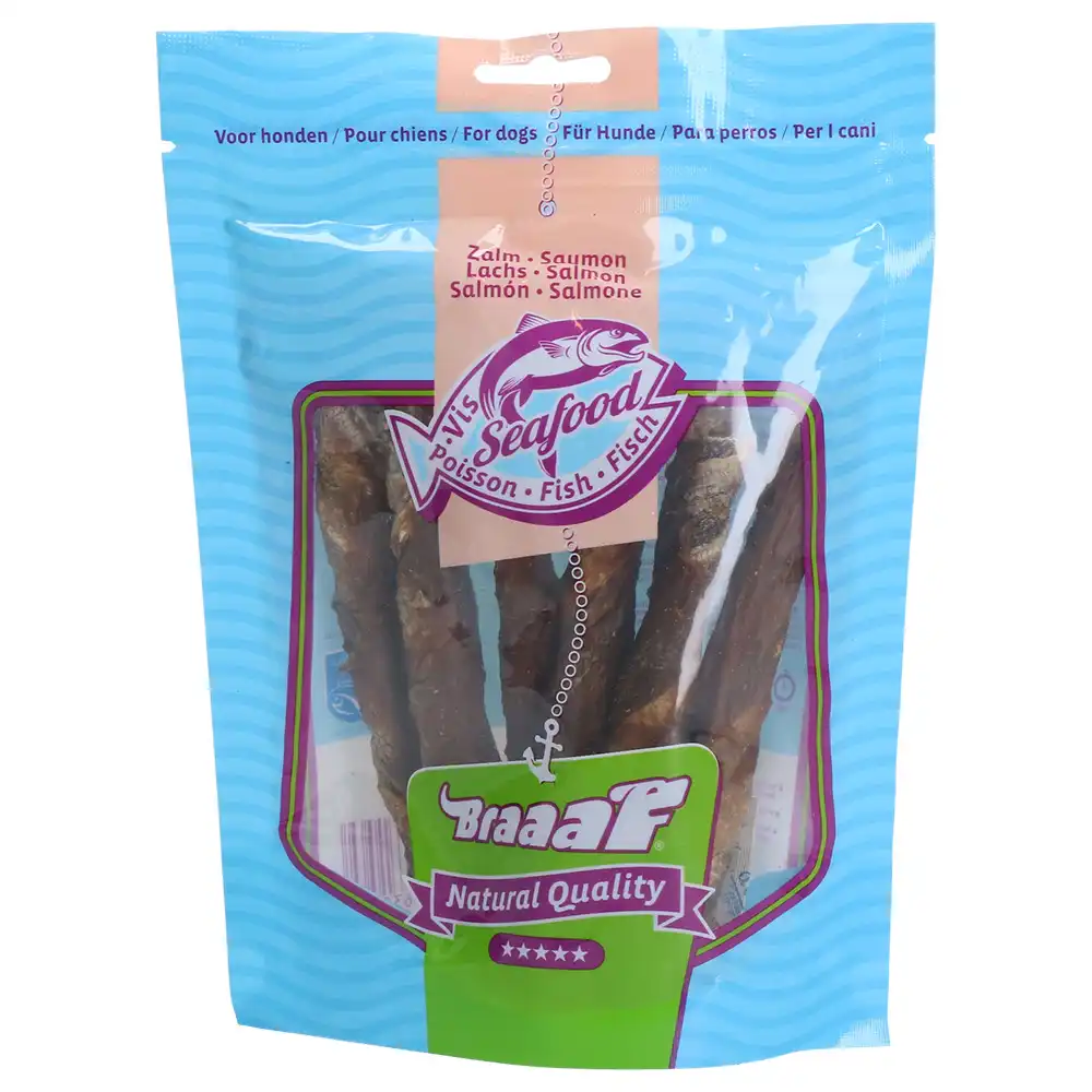 Braaaf palitos de salmón para perros  - 90 g (12 cm)