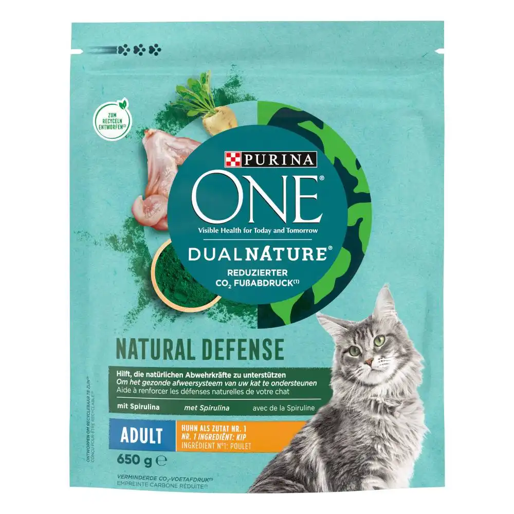 Purina ONE Dual Nature Adult con pollo y espirulina - 650 g