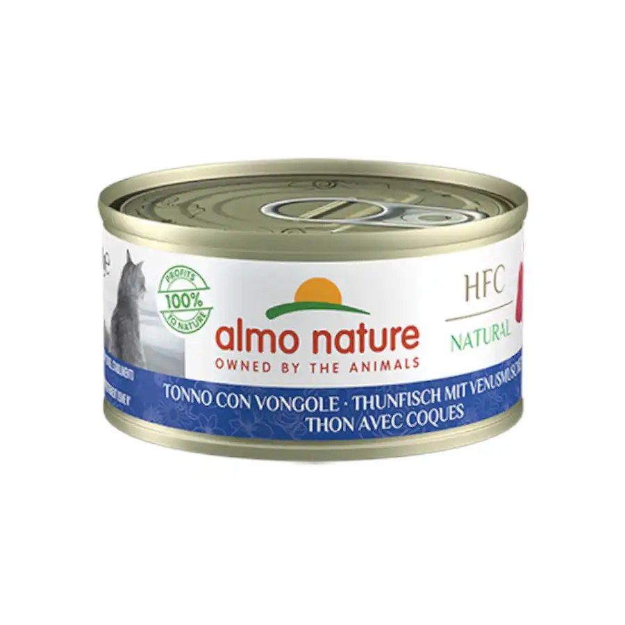 Almo Nature HFC Natural Atún y Almejas lata para gatos