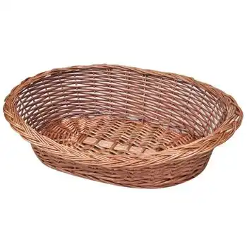 Cesta Para Perros/cama Para Mascotas Sauce Natural 50 Cm Vidaxl