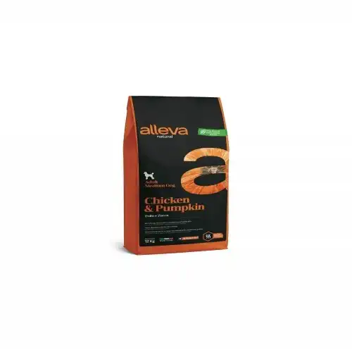 Pienso Alleva Natural Adult Chicken & Pumpkin Medium sabor Pollo y Calabaza