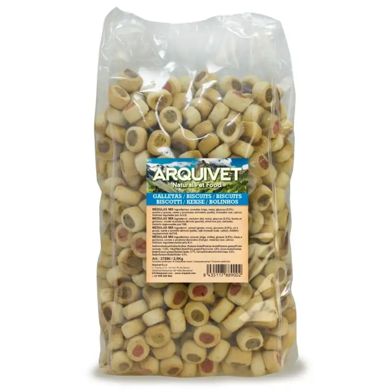 Galletas Médula Mix para perros, Peso 2,5 Kg