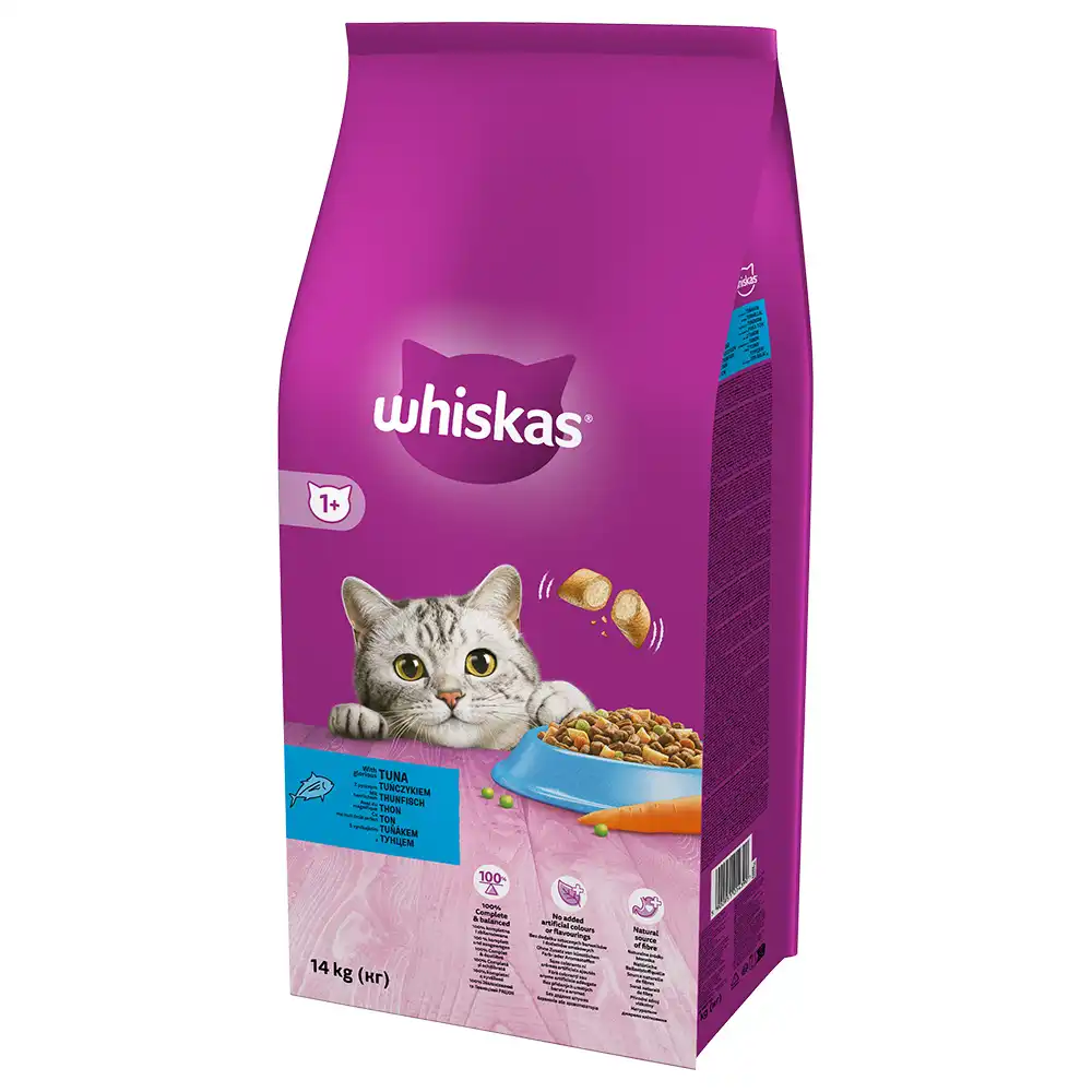 Whiskas 1+ años con atún - 14 kg