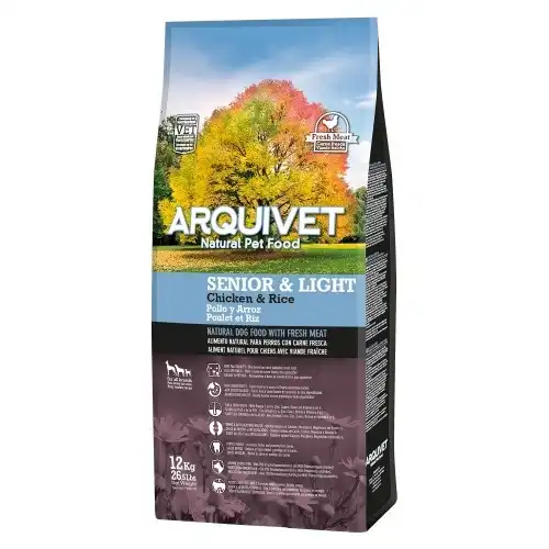 Arquivet Senior & Light Pienso Pollo y Arroz para perros adultos