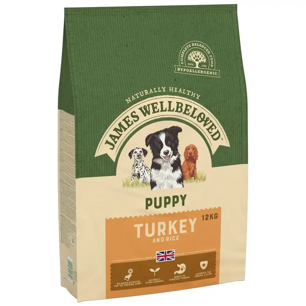 James Wellbeloved Puppy Pavo y arroz - 12 kg