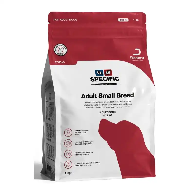 Pienso Specific CXD-S adult small breed pienso para perros adultos de razas pequeñas, Peso 7 Kg