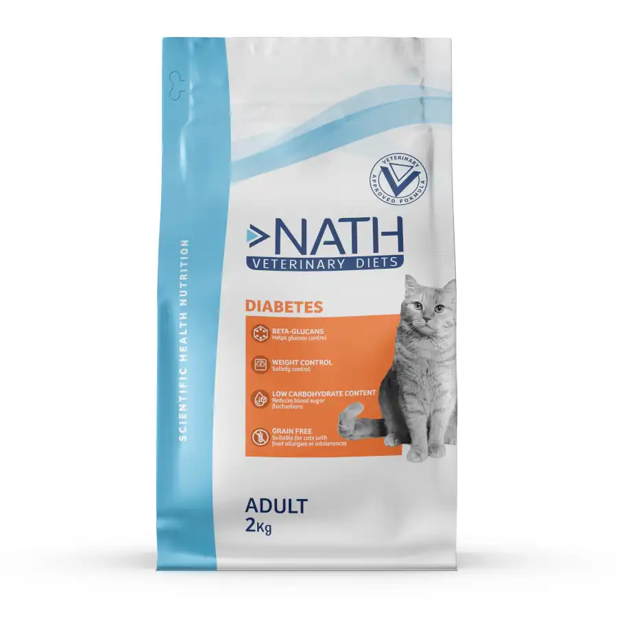 4 KG 4 KG Nath Veterinary Diets Diabetes pienso para gatos