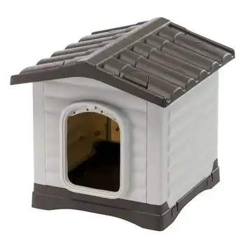 Caseta Para Perros Dogvilla 50 Gris 43x48x44 Cm Ferplast