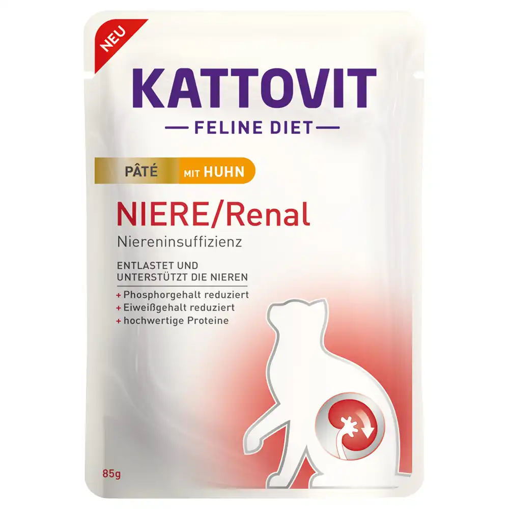 Kattovit Renal Paté 10 x 85 g - con pollo