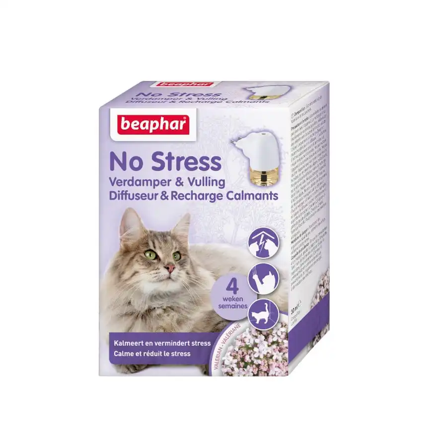 Beaphar No Stress Difusor y Recambio Relajantes para gatos