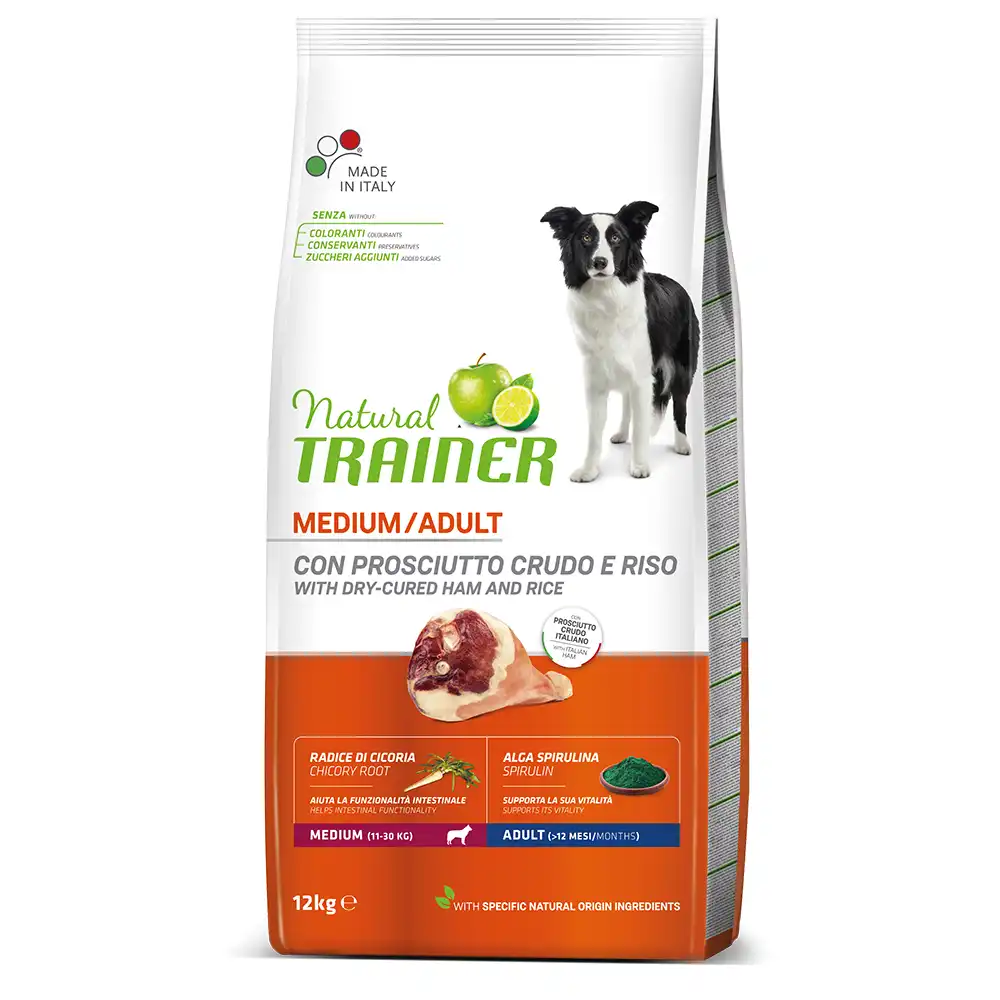 Trainer Natural Medium Adult Jamón 12 Kg.