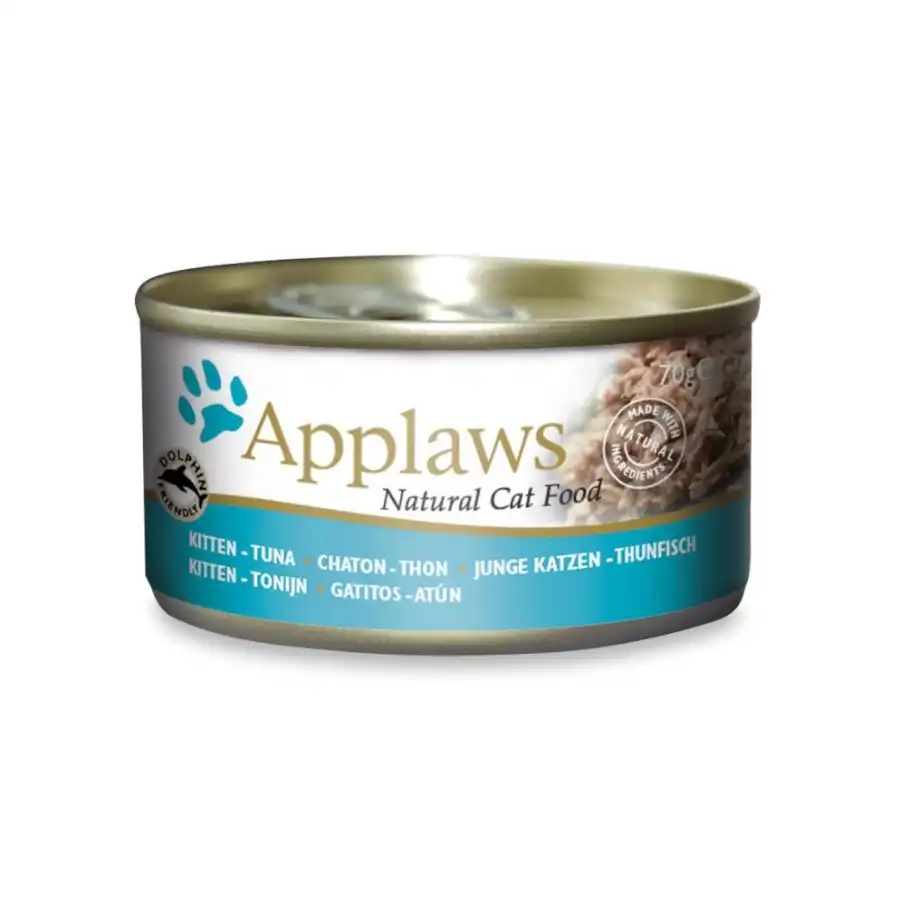 Applaws Kitten Atún en caldo lata - Pack