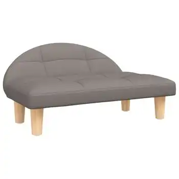 Cama Para Perros De Tela Gris Taupe 70x52x30 Cm Vidaxl