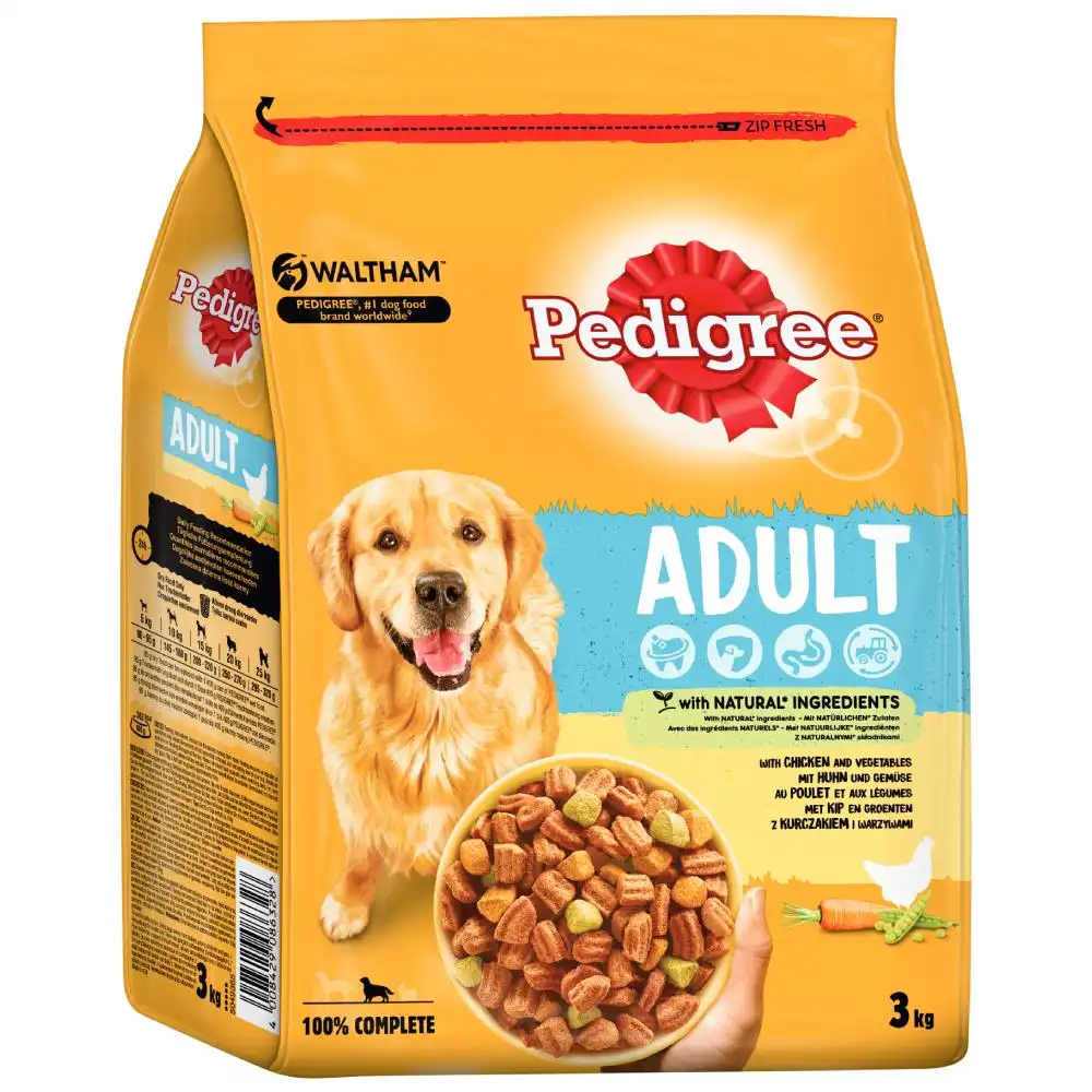 Pedigree Adult con pollo y verduras - 3 kg