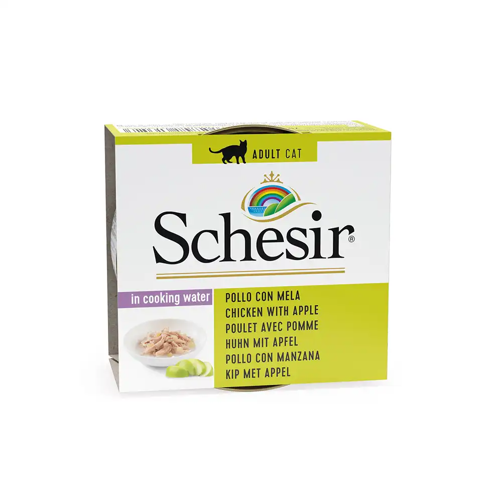 Schesir Fruta 6 x 75 g - Pollo con manzana