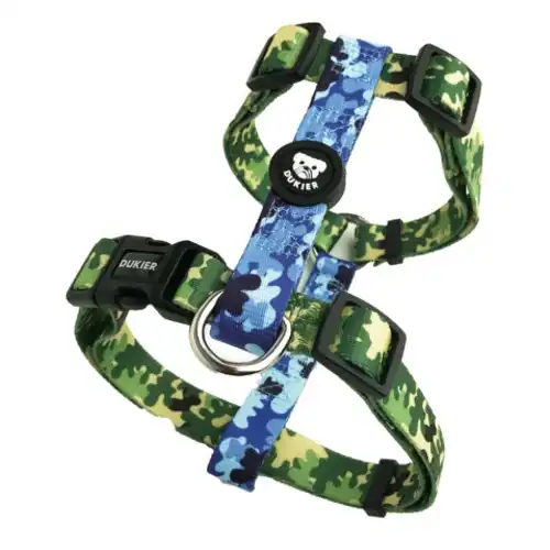 Dukier Camo Clásico Arnés Estampado Camuflaje para perros