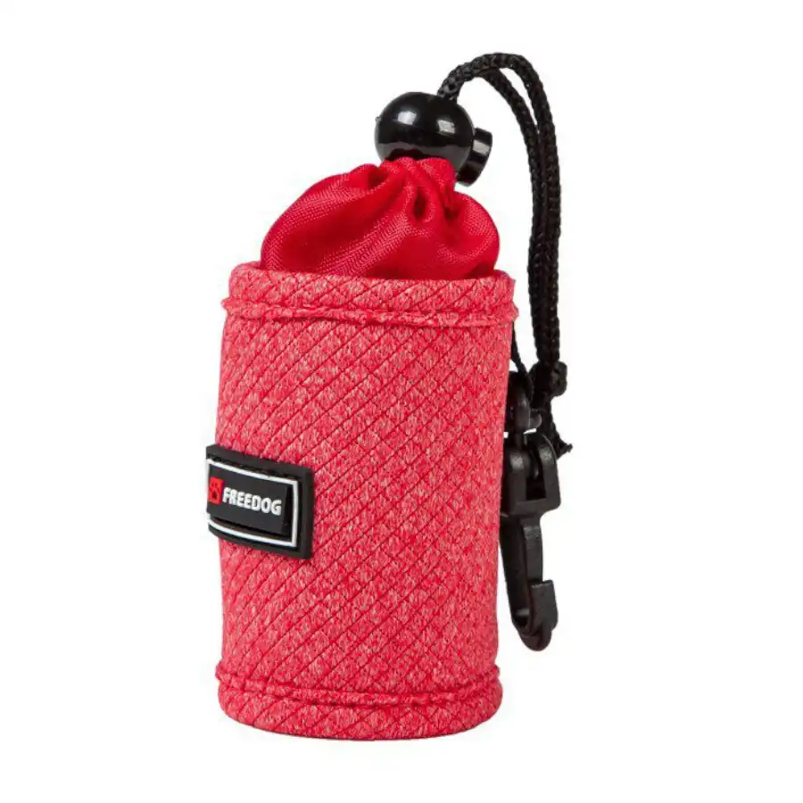 Freedog Shiva Porta Bolsas Higiénicas Rojo para perros