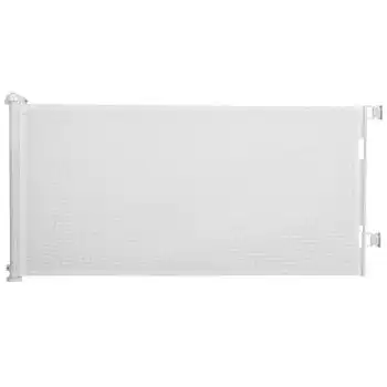 Puerta Perro De Aleación Aluminio Abs Pvc 165x10,7x85cm-pawhut.blanco